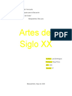 3era Evaluacion = Artes del Siglo XX