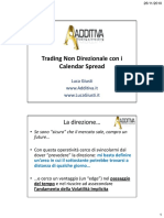 Trading Non Direzionale con i Calendar Spread. La direzione.pdf