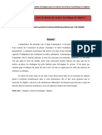 Quelles Strategies Secteur Touristique en Algerie PDF