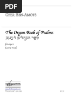 OFER BEN-AMOTS: The Organ Book of Psalms