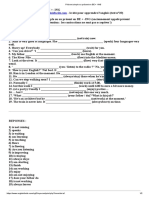 Présent Simple Ou Présent en BE + - ING PDF