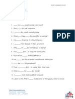 Présent Simple - Exercice Et Corrigé 1 PDF