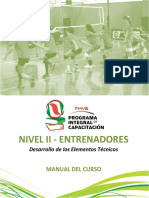 Manual Nivel II Entrenadores