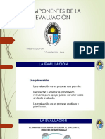 Componentes de La Evaluación