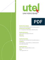 Estructura de La Industria de La Transformación. Tarea Pedro Hernandez 010267049 PDF