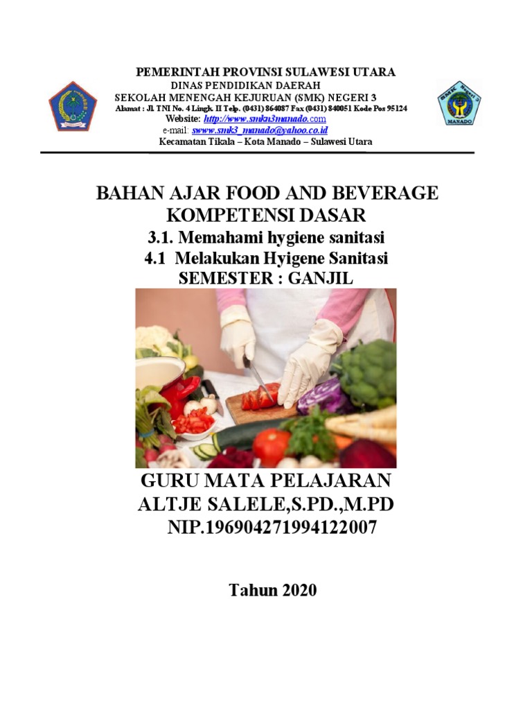 Materi FOOD AND BEVERAGE PDF