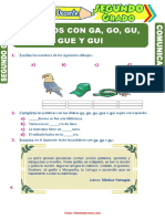 Uso de La Ga Go Gu para Segundo Grado de Primaria PDF