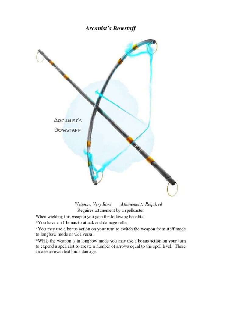 Homebrew Magic Weapons for D&D 5E | PDF | Weaponry | Leisure