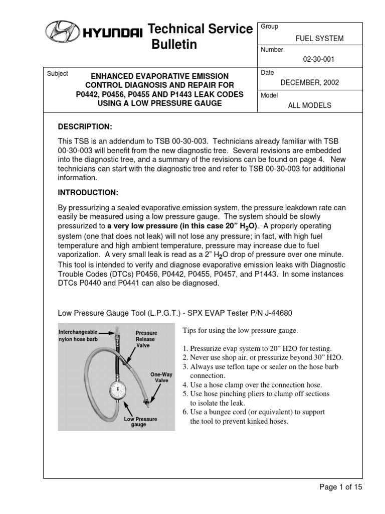 Diagnosing evap leaks, Real world EVAP How to diagnose a P0455 code