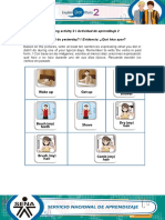 Learning Activity 2 / Actividad de Aprendizaje 2 Evidence: What Did I Do Yesterday? / Evidencia: ¿Qué Hice Ayer?