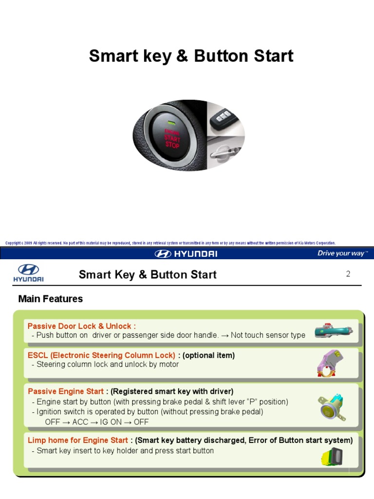 Smart Key & Button Start | PDF | Systems Engineering | Information And ...