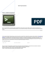 Batch Programming Basics PDF