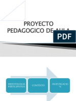 PROYECTO PEDAGOGICO DE AULA S