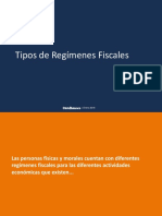 Tipos de Regimenes Fiscales en México