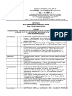 Pembentukan Tim Satuan Tugas Pencegahan Penyebaran Corona Virus Disease 2019 Di Lingkungan Madrasah