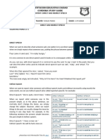 Direct and Indirect Speech 11th Grade (1) - 23 06 20