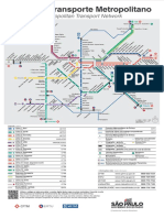 Mapa Da Rede Metro