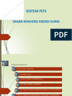 Dasar Konversi Energi Surya