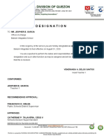 Deped - Division of Quezon: Designation