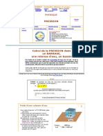 Calcul de La Pression Sur Un Barrage PDF