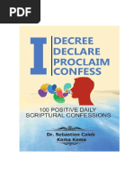 100 Biblical Declarations | PDF | Epistle To The Colossians | God In ...