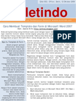 32 Cara Membuat Template Dan Form Di Microsoft Word 2007