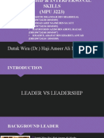 Leadership & Interpersonal Skills
