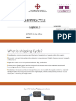 SHIPPING CYCLE STAGES