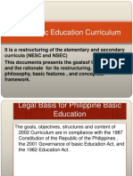 2002 Basic Education Curriculum