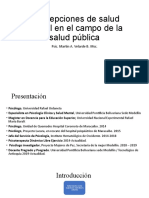 Concepciones de Salud Mental en El Campo de