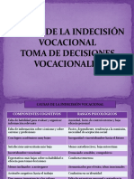 CAUSAS DE LA INDECISIÓN VOCACIONAL, Actualizado - Usmp