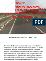 Kwrp-Section A' Site Trainning Programe Benkleman Beam Deflection Test LOCATION: CH-43.000 TO 47.000 RHS DATE:04.01.2011