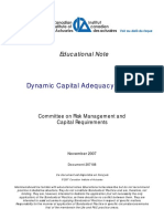 Dynamic Capital Adequacy Testing: Educational Note