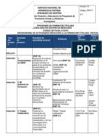 CRONOGRAMA DE INDUCCIÓN - Sena