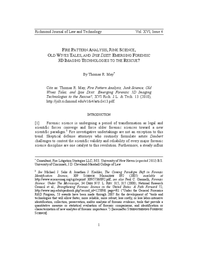 Forensic 3D Imaging in Fire Analysis | PDF | Fires | Combustion