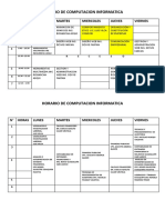 Horario de Computacion