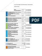 Calendario de Actividades de Tecnologías de La Información y Comunicación - 1CX15