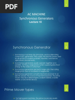 Synchronous Generators