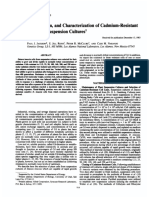 84 Selection, Isolation, and Characterization of Cadmium-Resistant