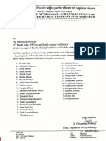 Ankle and Foot Workshop List PDF