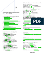 1ST English Test - GRUPO VIRTUAL