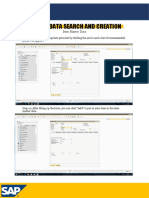 Master Data Search and Creation
