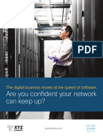 Are You Confident Your Network Can Keep Up?: The Digital Business Moves at The Speed of Software