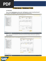 Purchase Transaction: A/P Invoice