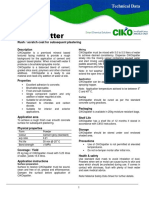 Cikospatter: Technical Data Sheet