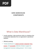 Data Warehouse Components