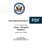 China - Mongolia Boundary