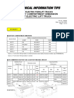 Electric Forklift Battery Compartment Dimensions