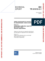 Technical: IEC TR 61010-3-1