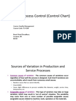 Statistical Process Control (Control Chart)
